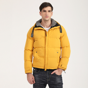 Men's New Style Solid Color Padded Jacket